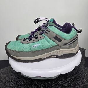KEEN Voyageur Youth 6 Hiking Shoes (Women’s 8 Equivalent) Wasabi Purple